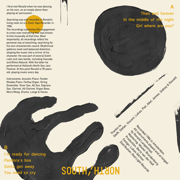 Ronald Langestraat - Searching (Vinyl LP) (Back)