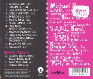 Rose,Michael - Party In Session-Live (Back)