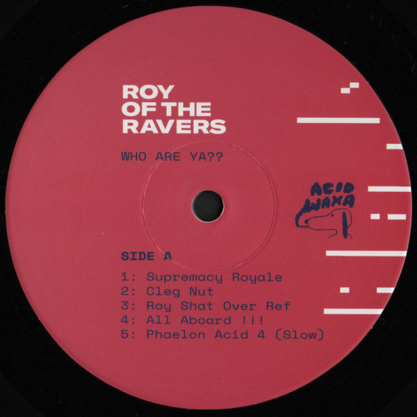 Roy Of The Ravers - Who Are Ya?? (Back)