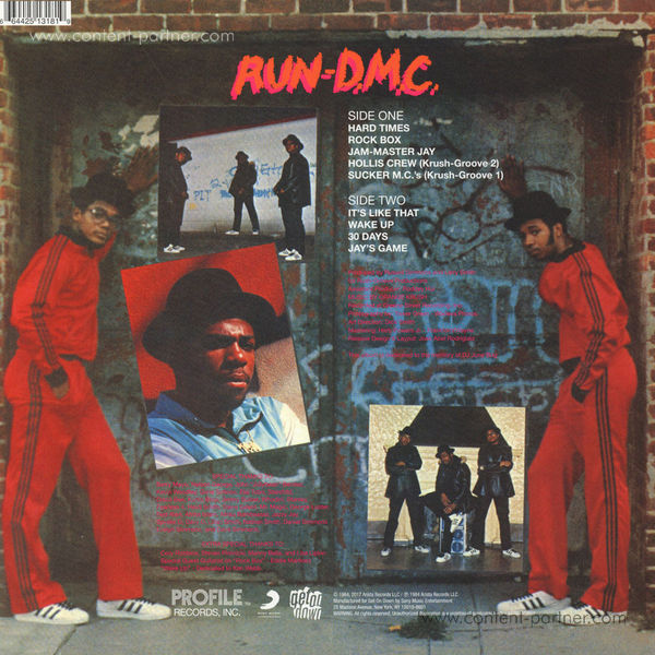 Run DMC - Run DMC (LP) (Back)
