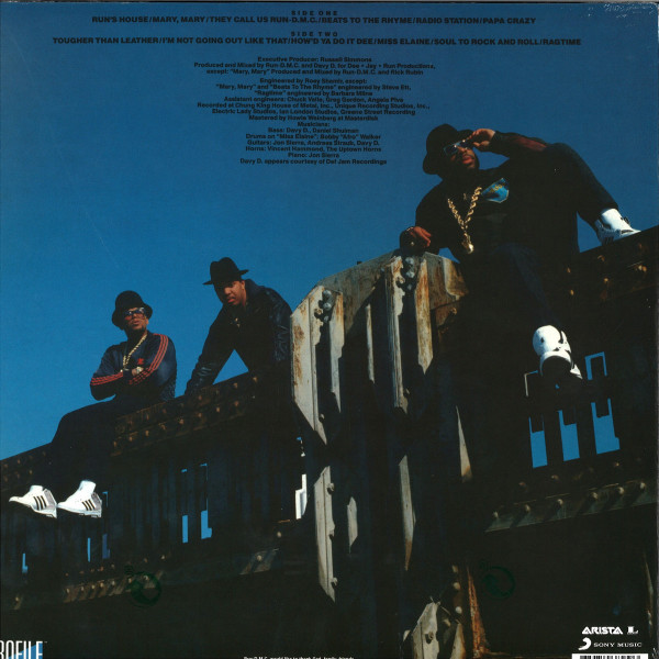 Run DMC - Tougher Than Leather (Ltd. Transl. Blue Vinyl) (Back)