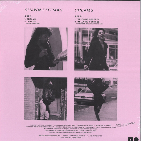 SHAWN PITTMAN - DREAMS (Back)