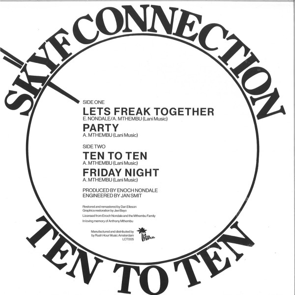 SKYF CONNECTION - TEN TO TEN (Back)
