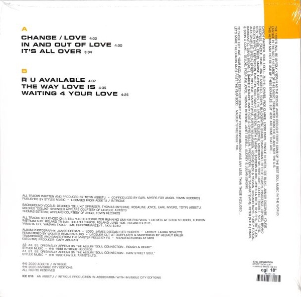 SOUL CONNECTION - STREET SOUL (Back)