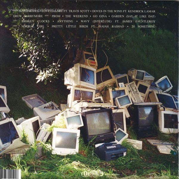 SZA - Ctrl (Translucent Green Vinyl 2LP) (Back)