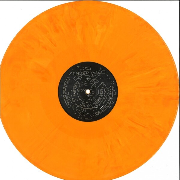 Sam Binga & Hyroglifics - Wicked & Bad EP [printed pvc sleeve / yellow-orang (Back)