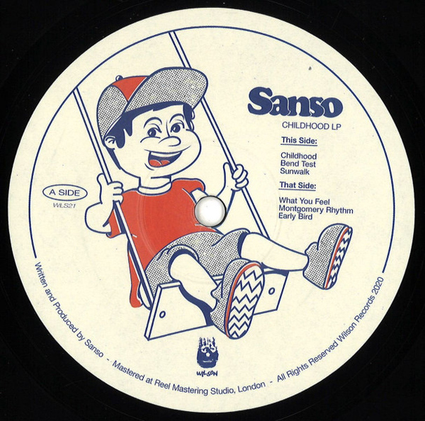 Sanso - Childhood LP (Back)