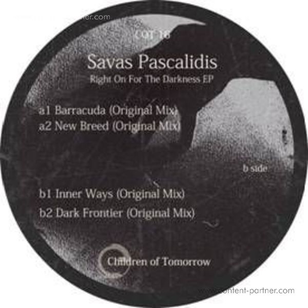 Savas Pascalidis - Right On For The Darkness EP