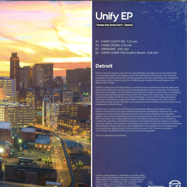 Scan 7 - Unify EP (Techno City Series Part 1 / Detroit) (Back)
