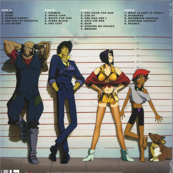 Seatbelts - Cowboy Bebop (Coloured Vinyl) 2LP (Back)