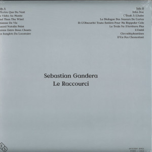 Sebastian Gandera - Le Raccourci (LP+MP3) (Back)