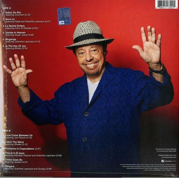 Sergio Mendes - In the Key of Joy (Vinyl LP) (Back)