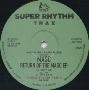 Shadow Child & Mark Archer present MASC - Return Of The MASC (Back)