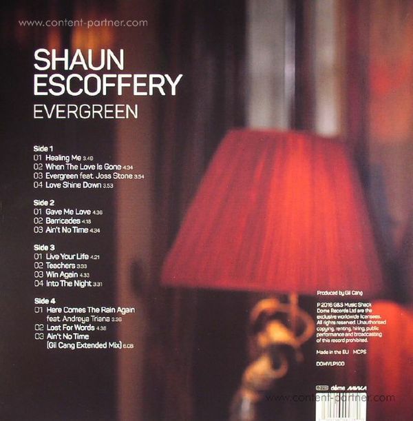 Shaun Escoffery - Evergreen (Back)