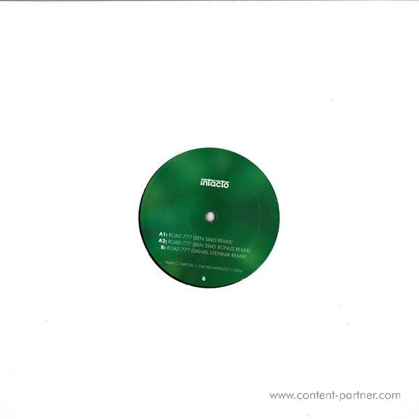 Shindedoe - Road 777 EP (Remixes Part 1) (Back)