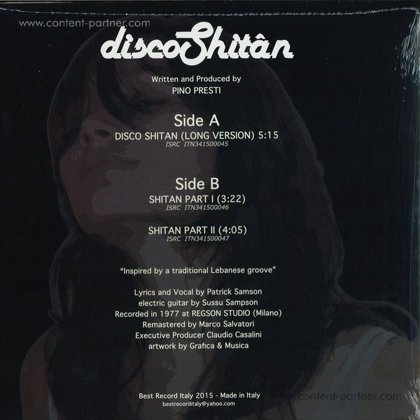 Shitan - Disco Shitan (Back)