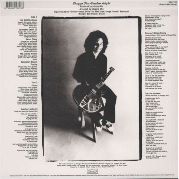 Shuggie Otis - Freedom Flight (LP) (Back)