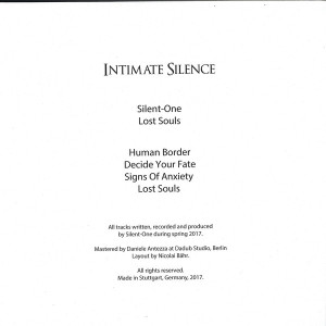 Silent-one - Lost Souls (Back)