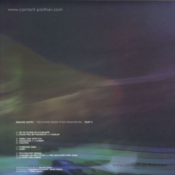 Simone Gatto - Heaven Inside Your Frequencies Lp Pt. 2 (Back)