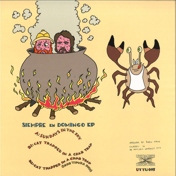 Skatebard & Lauer - Crabsticks - Siempre en Domingo EP (Back)