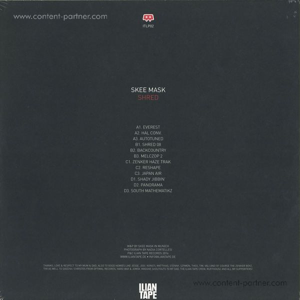 Skee Mask - Shred (Back)