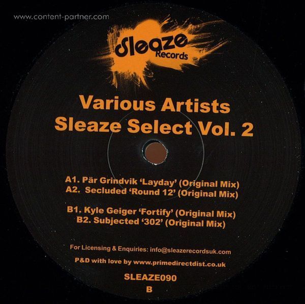 Sleaze Records - Select Vol. 2
