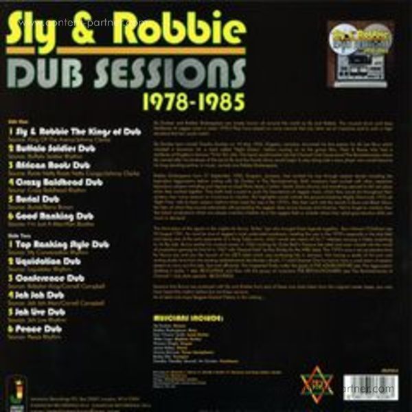 Sly & Robbie - Dub Sessions 1978-1985 (LP) (Back)