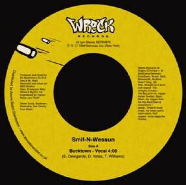 Smif-N-Wessun - Wrekonize (Remix) (Back)