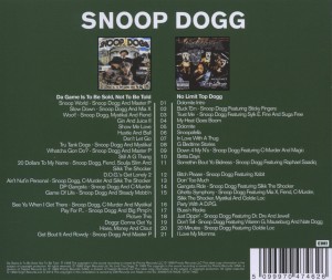 Snoop Dogg - 2in1 (Da Game Is To Be Sold.../No Limit (Back)