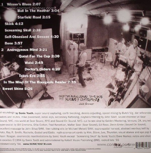 Sonic Youth - Experimental Jet Set, Trash And No Star (LP) (Back)