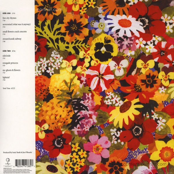 Sonic Youth - NYC Ghosts & Flowers (LP) (Back)