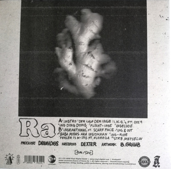 Sonne Ra & Dramadigs - Str8 Inge Inge (2LP / Clear Vinyl) (Back)