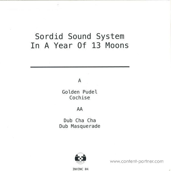 Sordid Sound System - In A Year Of 13 Moons EP (Back)