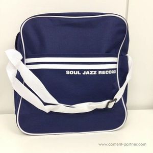 Soul Jazz Records Bag - Classic Navy Blue/White 12"