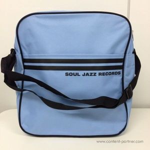 Soul Jazz Records Bag - Powder Blue/Black 12"