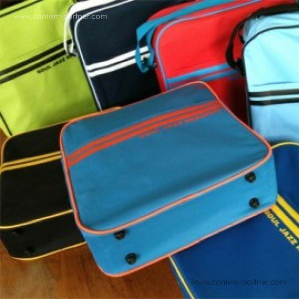 Soul Jazz Records Bag - Royal Blue/Yellow 12