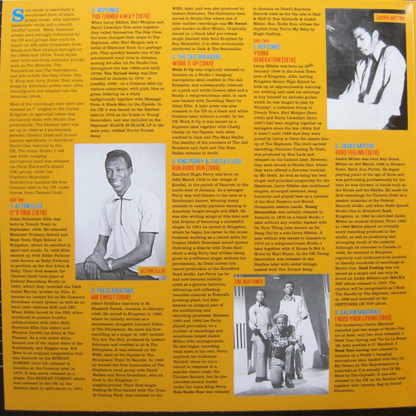 Soul Jazz Records Presents - Rocksteady Got Soul (2LP) (Back)
