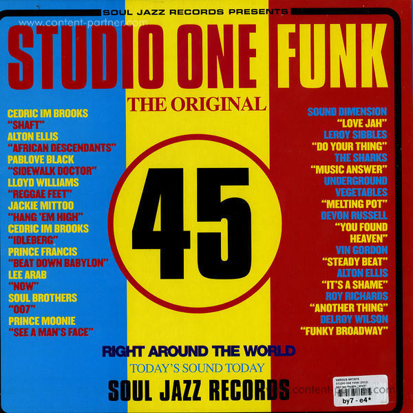 Soul Jazz Records Presents/Various - Studio One Funk (Back)