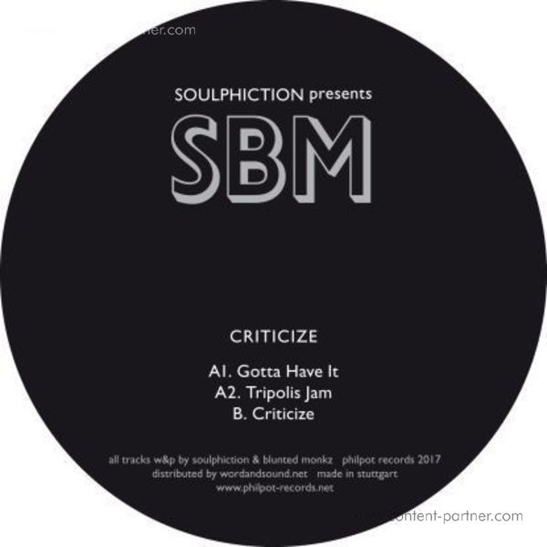 Soulphiction Presents Sbm - Criticize