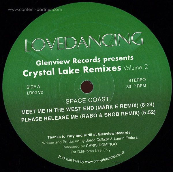Space Coast - Glenview Records Presents Crystal Lake Rmx Vol 2