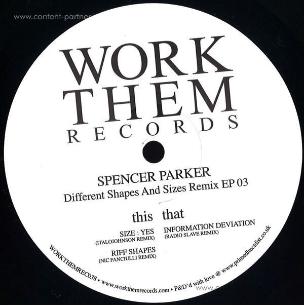 Spencer Parker - Different Shapes And Sizes Remix Ep 03