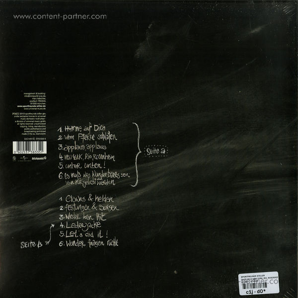 Sportfreunde Stiller - New York, Rio, Rosenheim (Back)