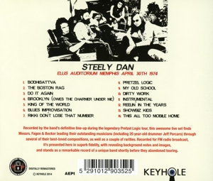Steely Dan - Ellis Auditorium Memphis April30th 1974 (Back)