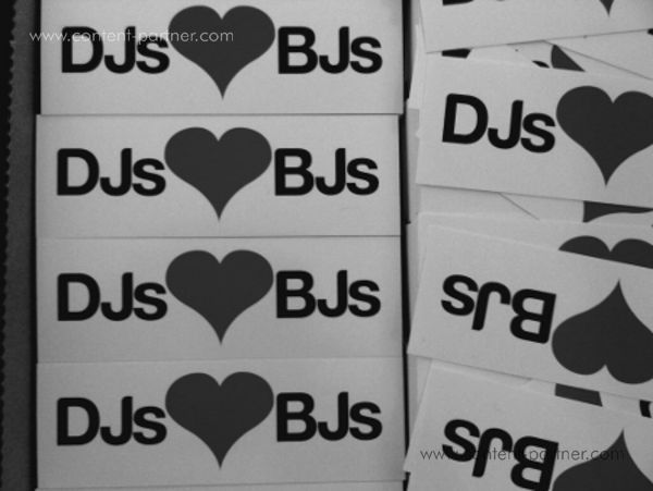Sticker - DJs LOVE BJs