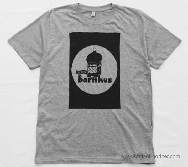 Studio Barnhaus T-shirt - Grey With Black Print On Front - Size S