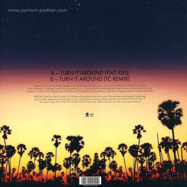 Sub Focus - Turn It Around feat Kele Okereke (Back)