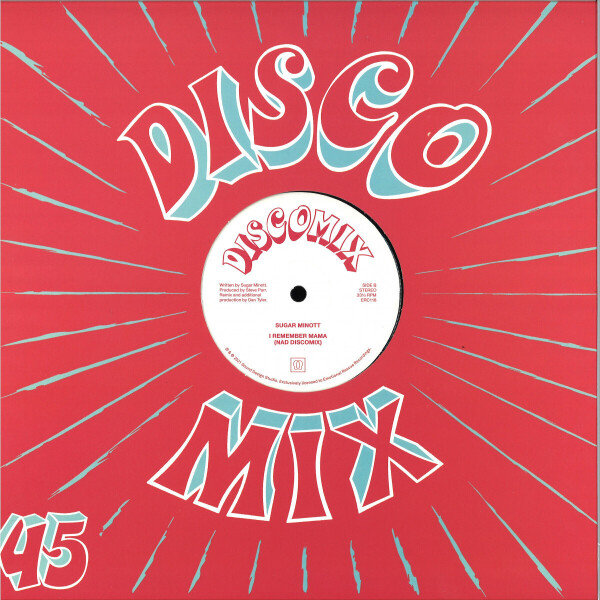 Sugar Minott - I Remember Mama (feat NAD remix) (140 gram vinyl 1 (Back)