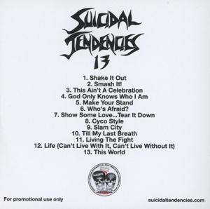 Suicidal Tendencies - 13 (Back)