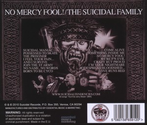 Suicidal Tendencies - No Mercy Fool !/The Suicidal Family (Back)