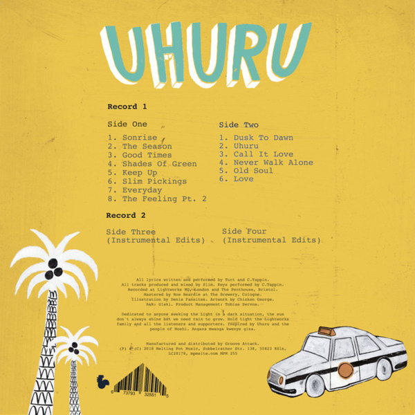 Summers Sons & C.Tappin - Uhuru (Ltd. Gatefold 2LP) (Back)